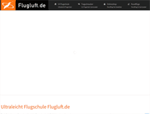 Tablet Screenshot of flugluft.de